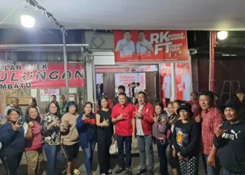 Resmikan Posko Utama di Tombatu, RF-FT Berharap Tempat Ini Jadi Sarana Komunikasi Tim