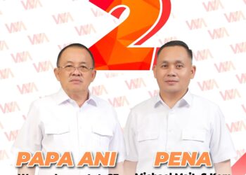 Oke Gas ! Wenny Lumentut – Michael Mait Dapat Nomor Urut Dua di Pilwako Tomohon