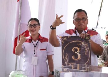 Dapat Nomor Urut Tiga, RD – VaSung : Kami Bersyukur Ini Simbol Partai