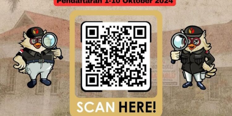 Sahabat Bawaslu Perpanjangan Pendaftaran Pengawas TPS untuk 157 Kelurahan Desa di 20 Kecamatan Telah Dibuka 1-10 Oktober 2024