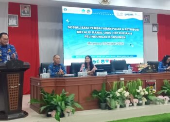 Bupati dan Sekda Minahasa Hadiri Sosialisasi Pembayaran Pajak, Retribusi Melalui QRIS CBP Rupiah 