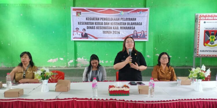 Wakili Bupati, Maya Kainde Jadi Narasumber Pada Sosialisasi Keselamatan Kerja dan Kesehatan Olahraga 