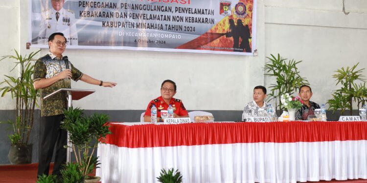 Pj Bupati Minahasa Kunker di Tompaso
