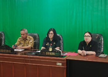 Sekda Minahasa Ikuti Rakor Pengendalian Inflasi dan Sosialisasi Bencana Hidrometeorologi