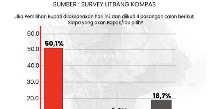 Litbang Kompas. RK-FT Raih 50,1 Persen