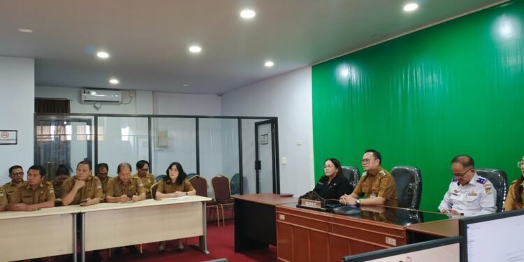 Bupati Noudy Tendean Ikuti Rakor TPID yang Digelar Kemendagri R.I