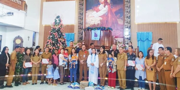 Pemkab Minahasa Gelar Safari Natal di Kecamatan Mandolang, Tombulu, Pineleng, Tombariri dan Tombariri Timur