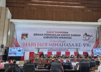DPRD Minahasa Gelar Paripurna Hari Jadi Minahasa Ke 596