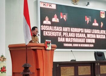 Pj Bupati Minahasa Buka Sosialisasi Anti Korupsi