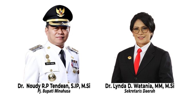 Pj Bupati dan Sekda Minahasa Ucapkan Selamat kepada RD-Vasung sebagai Bupati dan Wakil Bupati Terpilih 