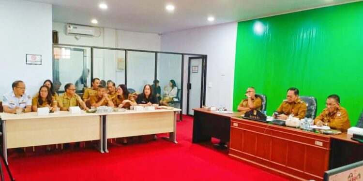 Bupati Minahasa Ikuti Rakor TPID Dirangkaikan Penandatanganan Nota Kesepahaman Kerjasama Pengawasan Perizinan Daerah