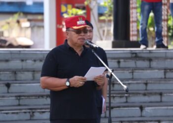 Bupati Minahasa Robby Dondokambey Terima 592 Mahasiswa KKT Unsrat Angkatan 142