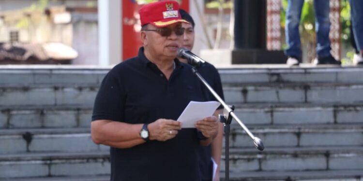 Bupati Minahasa Robby Dondokambey Terima 592 Mahasiswa KKT Unsrat Angkatan 142