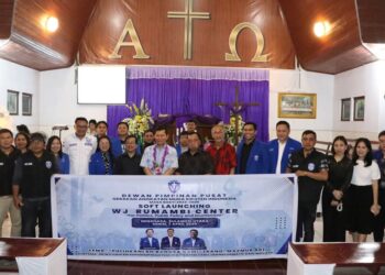 Bupati Minahasa Dampingi Wagub Sulut dalam Ibadah Bersama MPH PGI dan Soft Launching W.J Rumambi di GMIM Sentrum Kakas