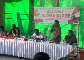 Desa Ratatotok Gelar Musyawarah Desa Khusus Pembentukan Pengurus Koperasi Desa Merah Putih 