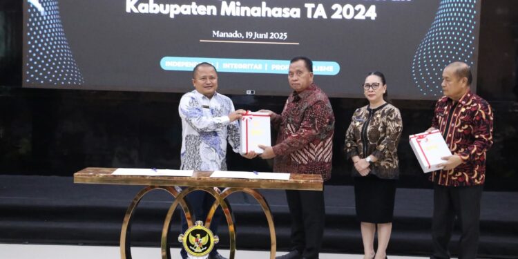 Bukti Komitmen Tata Kelola Keuangan Yang Akuntabel, Pemkab Minahasa Raih Opini WTP