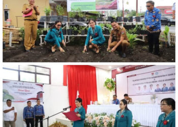 Ketua TP PKK Kabupaten Mitra Stefa Antou Terus Galakkan Gerakan Penanaman Kobuma