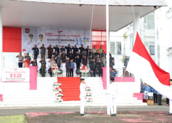 Irup Upacara Harkitnas, Bupati Ronald Kandoli Launching Call Center 112 Minahasa Tenggara