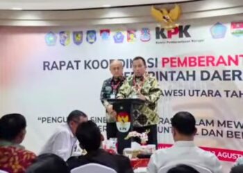 Hadiri Rakor Pemberantasan Korupsi Wilayah Sulut di KPK RI, Bupati Minahasa Paparkan Langka Strategis Berantas Korupsi 