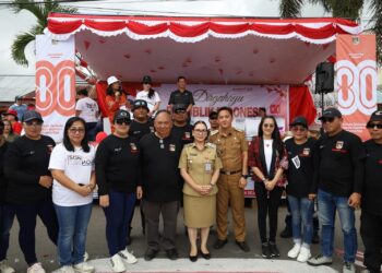 Wabup Vasung Apresiasi Masyarakat Sonder Gelar Pawai Pembangunan