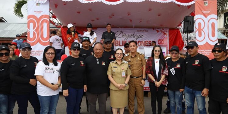 Wabup Vasung Apresiasi Masyarakat Sonder Gelar Pawai Pembangunan