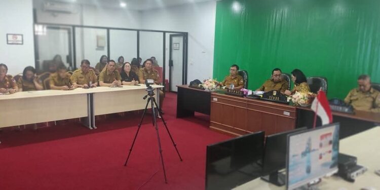 Bupati Minahasa Ikuti Rakor Pengendalian Inflasi Daerah, IPH Minahasa Turun Signifikan