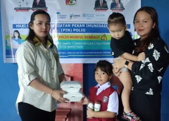 Bersama Puskesmas Setempat, Pemdes Wasian Gelar Posyandu