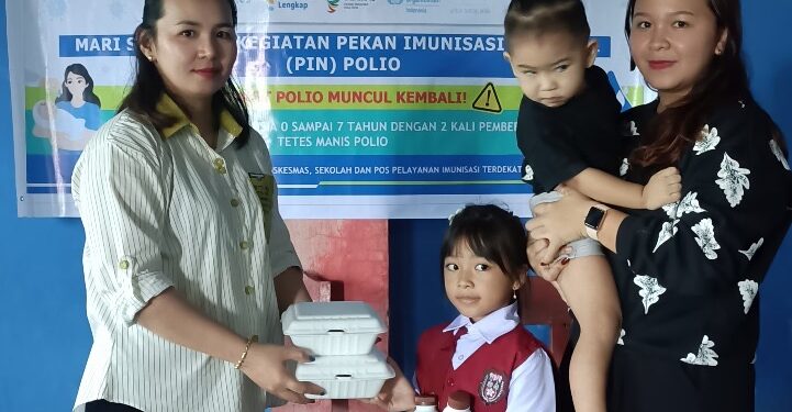 Bersama Puskesmas Setempat, Pemdes Wasian Gelar Posyandu