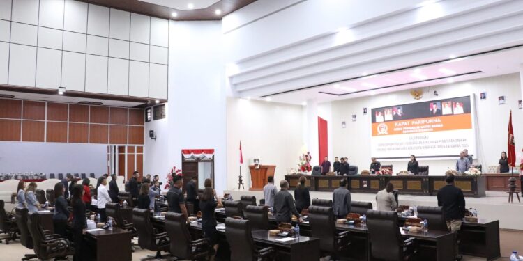 DPRD Minanasa Gelar Rapat Paripurna Terkait Ranperda Tentang Perubahan APBD TA 2025