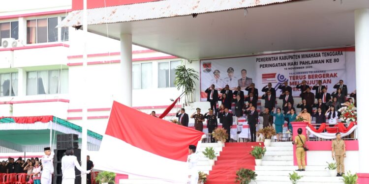 Kabupaten Minahasa Tenggara Peringati Hari Pahlawan 2025, Bupati Ronald Kandoli: Teladani Semangat Juang untuk Bangun Daerah 