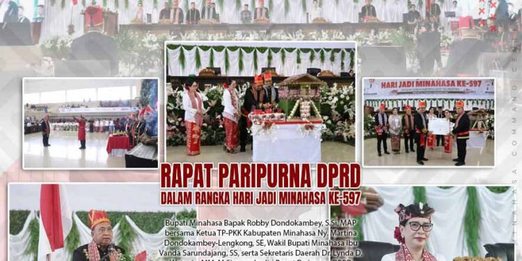 Puncak Perayaan HUT Kabupaten Minahasa Ke 597