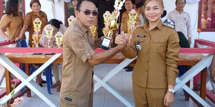 Desa Ratatotok Juara Lomba PBB Tingkat Kecamatan