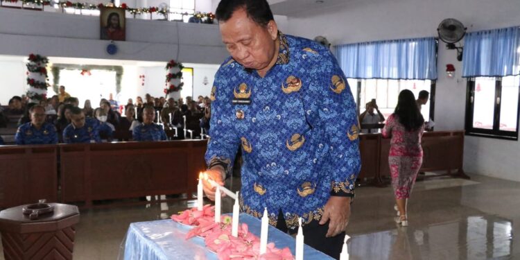 Pemkab Minahasa Safari Natal Tahun 2025 di Kecamatan Tombulu, Mandolang, Tombariri, Tombariri Timur dan Pineleng