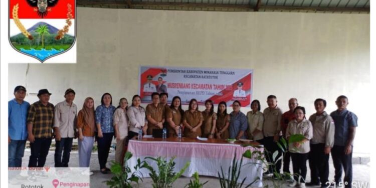 Pemdes Ratatotok Hadiri Kegaiatan Musrembang Tingkat Kecamatan