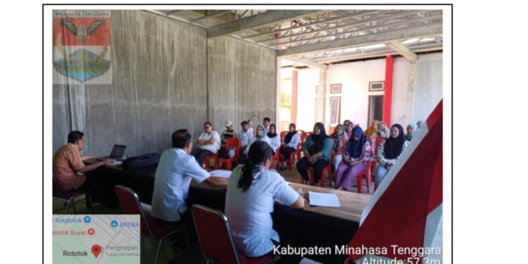 Pemdes Ratatotok Gelar Musdes Penetapan Perkades Terkait Pergeseran APBDes TA 2025