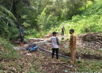 Hukum Tua Desa Basaan Dua Terima Kunjungan Inspektorat Terkait Pemeriksaan Pembangunan Fisik