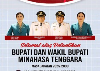 Hukum Tua Desa Basaan Dua Ucapkan Selamat Atas Dilantiknya Bupati Ronald Kandoli dan Wabup Fredi Tuda