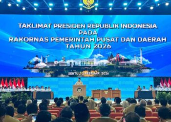 Dihadiri Presiden RI, Bupati Robby Dondokambey dan Wabup Vanda Sarundajang Menghadiri Rakornas