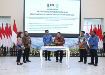 Wujudkan Tata Kelola Pemerintahan Bersih, Transparan Dan Akuntabel, Bupati Robby Hadiri Rakoor KPK RI