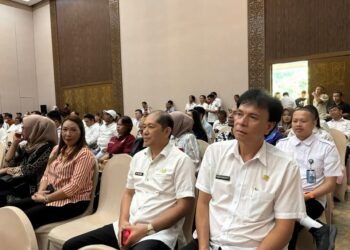 Mewakili Bupati Minahasa, Kadis Kominfo Ricky Laloan Hadiri Pelantikan dan Pengukuhan Pengurus PWI Prov Sulut