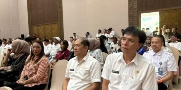 Mewakili Bupati Minahasa, Kadis Kominfo Ricky Laloan Hadiri Pelantikan dan Pengukuhan Pengurus PWI Prov Sulut