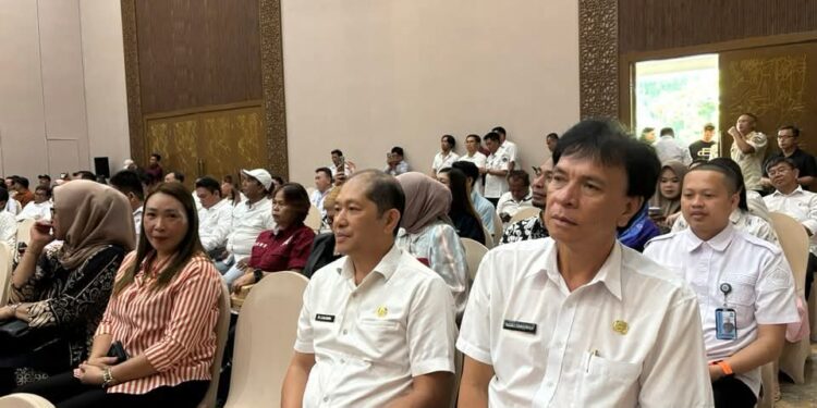 Mewakili Bupati Minahasa, Kadis Kominfo Ricky Laloan Hadiri Pelantikan dan Pengukuhan Pengurus PWI Prov Sulut