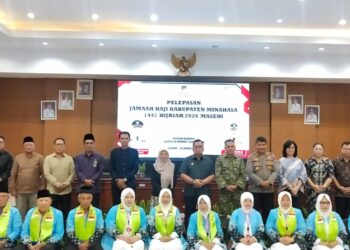 Lepas 17 Calon Jemaah Haji, Bupati Minahasa : Siapkan Fisik, Mental, dan Spiritual
