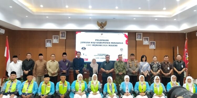 Lepas 17 Calon Jemaah Haji, Bupati Minahasa : Siapkan Fisik, Mental, dan Spiritual