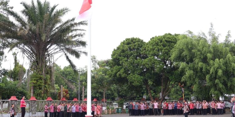 Sekda Minahasa Lynda Watania Irup Peringatan HARGANAS Ke-33 Tahun 2026