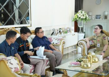 Wabup Minahasa Vanda Serundajang Terima Kunjungan BPS
