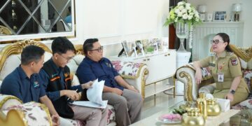 Wabup Minahasa Vanda Serundajang Terima Kunjungan BPS