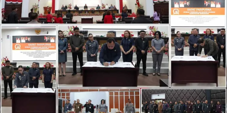 DPRD Minahasa Sahkan Dua Ranperda Strategis, Bupati RD Komitmen Transparansi APBD dan Penguatan Pelayanan Air Minum