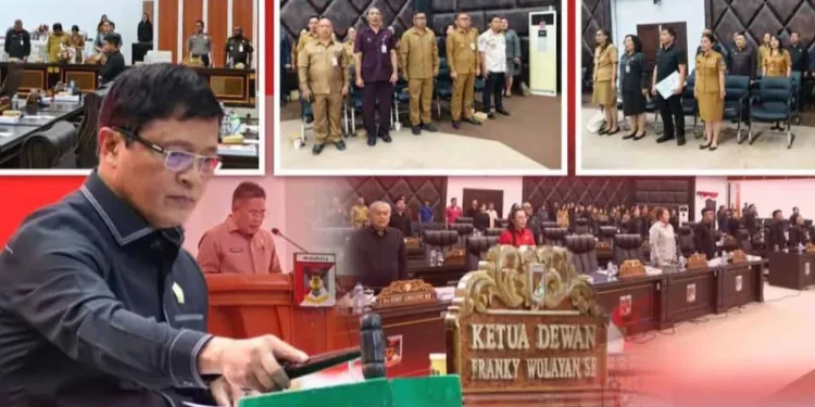 DPRD Minahasa Gelar Paripurna, Bupati Robby Dondokambey Sampaikan Rancangan KUA-PPAS APBD 2027