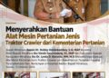 Bupati Robby dan Wabup Vanda Serahkan  Bantuan Alat Pertanian Kepada 5  Kelompok Tani 